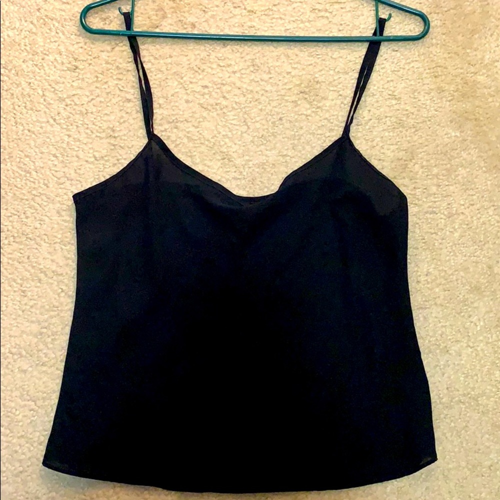Black tank top